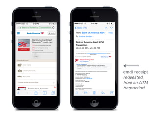 email receipt
requested
from an ATM
transaction!
 