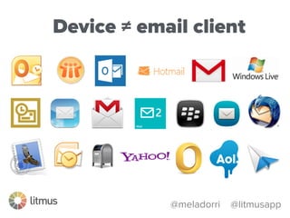 @meladorri @litmusapp
Responsive design
is not supported
everywhere.
 