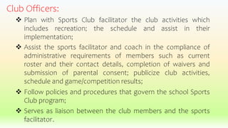 How to Organize a Sports Club Powerpoint PPTX How to Organize a Sports Club Powerpoint PPTX