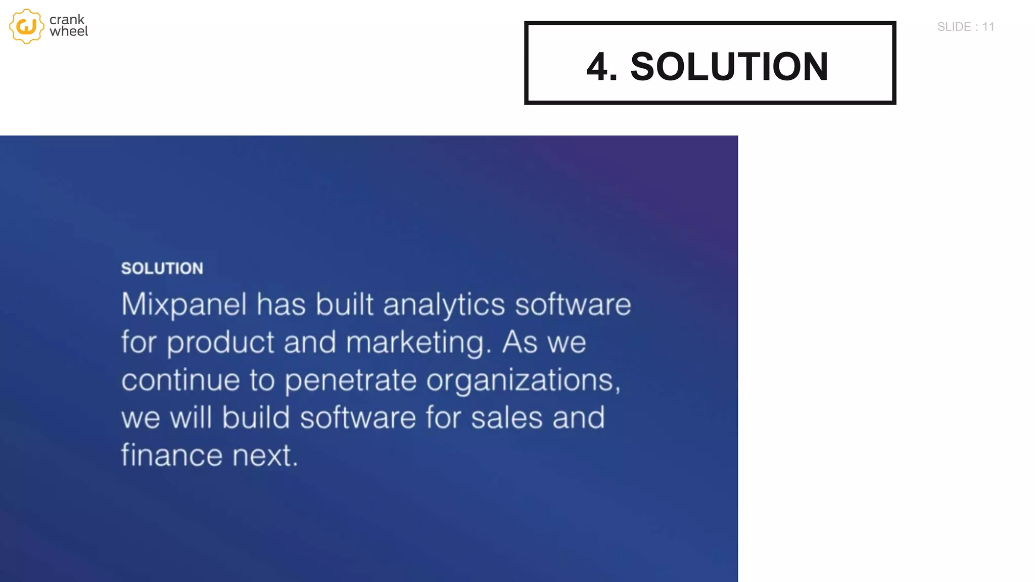 11SLIDE :
4. SOLUTION
 