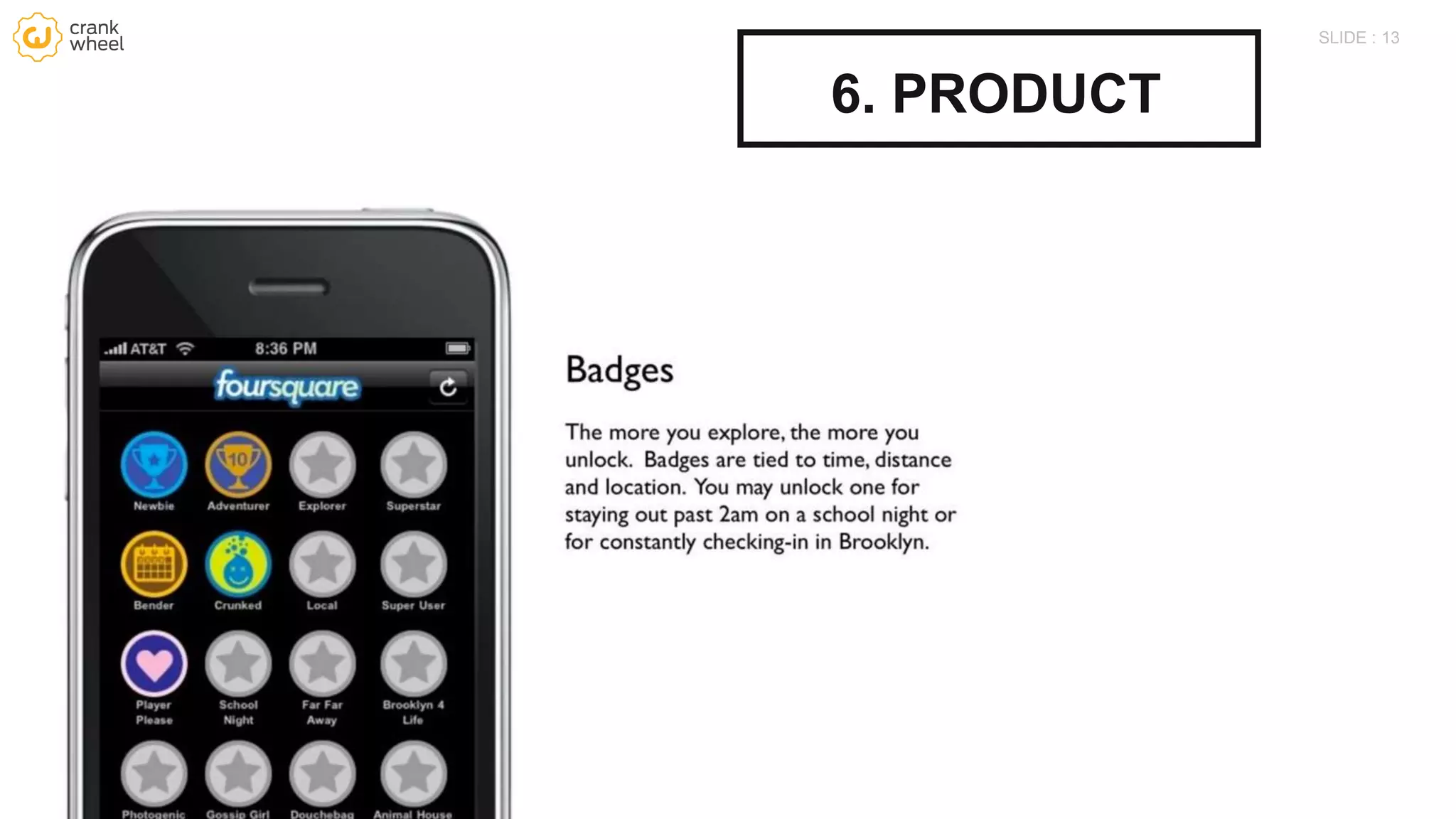 13SLIDE :
6. PRODUCT
 