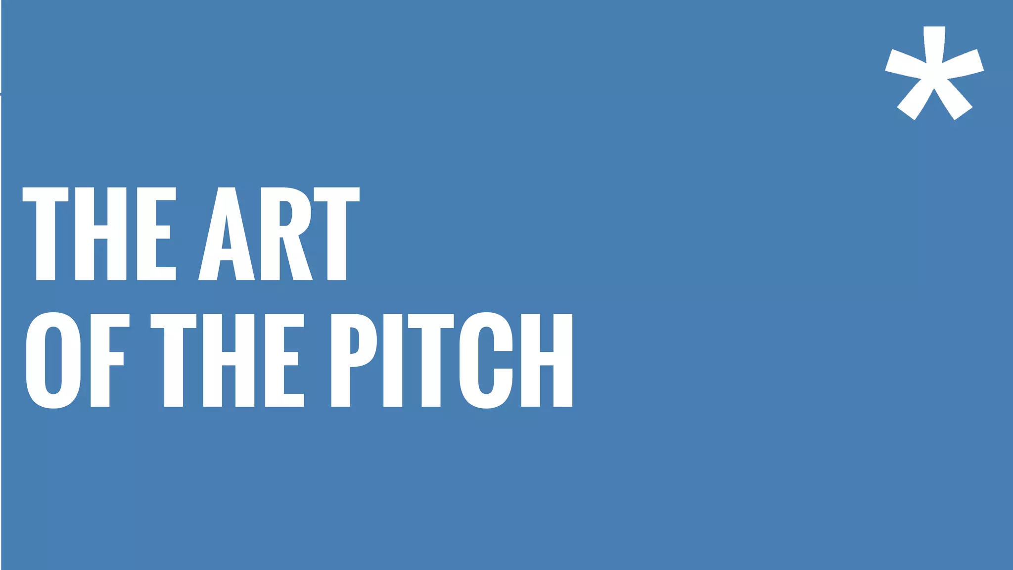 The Art of the Pitch PDF