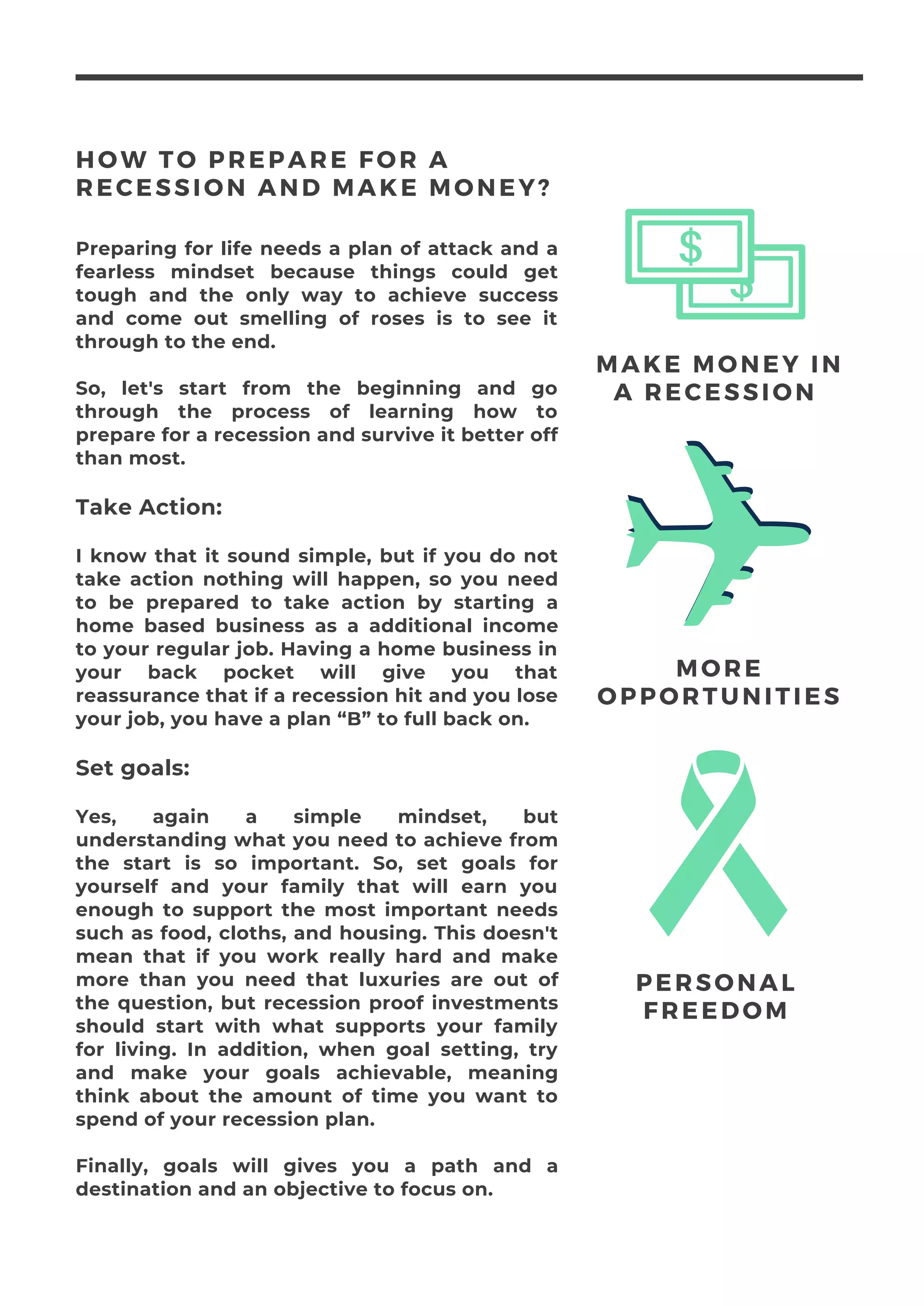 How to prepare for a recession on a budget? | PDF