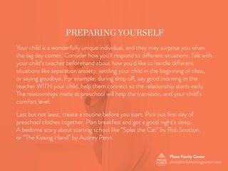 How To Prepare Your Toddler For Preschool | PDF