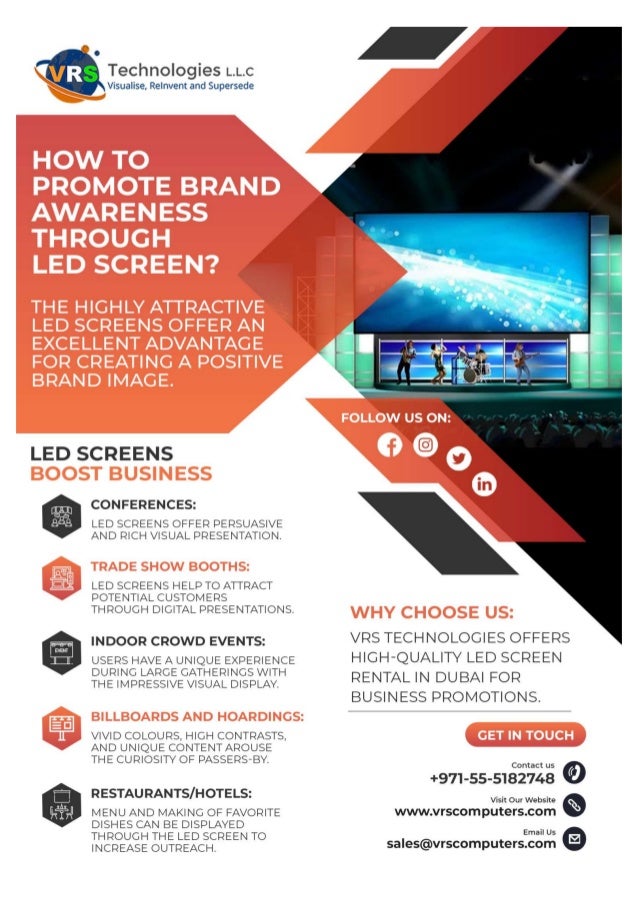 How to Promote Brand Awareness through LED Screen?