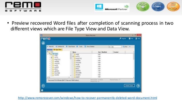recovering word documents