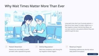 How to Reduce Patient Wait Times in Healthcare Practices | PPTX