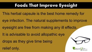 I-lite Capsules
Best Supplement for Eyesight Improvement
The foods that improve eyesight are the best to
take along with I...