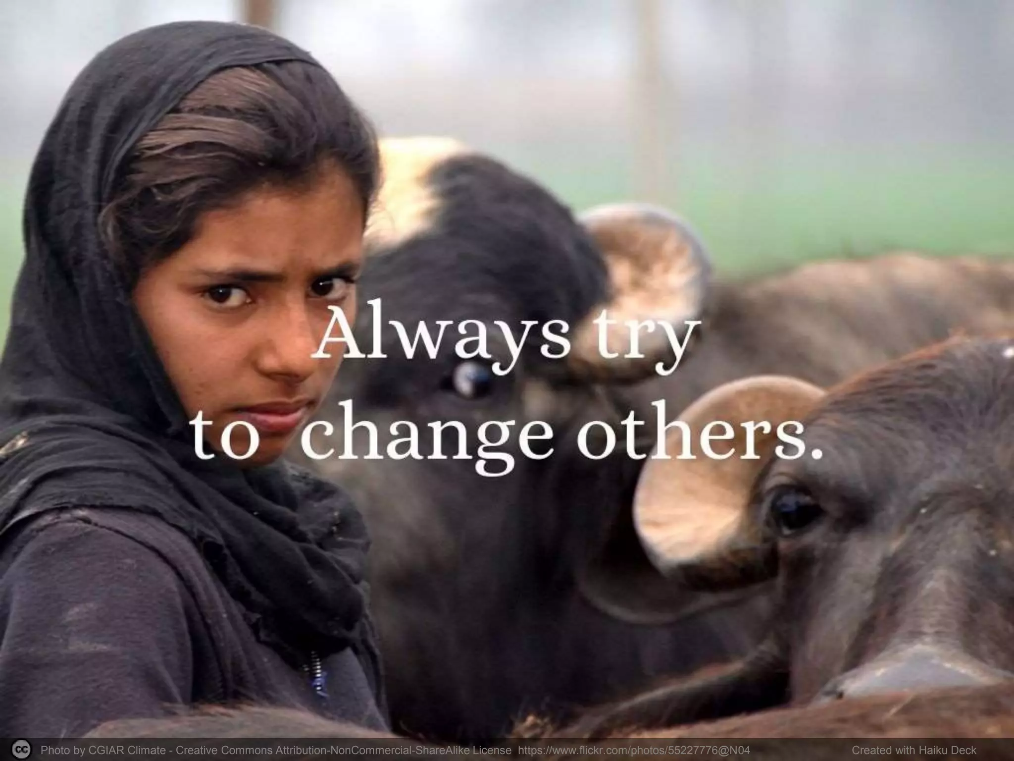 Photo by CGIAR Climate - Creative Commons Attribution-NonCommercial-ShareAlike License https://www.flickr.com/photos/55227776@N04 Created with Haiku Deck 
 