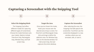 Screen Shot Types How To Screenshot On Windows - Step By Step Guide | PDF