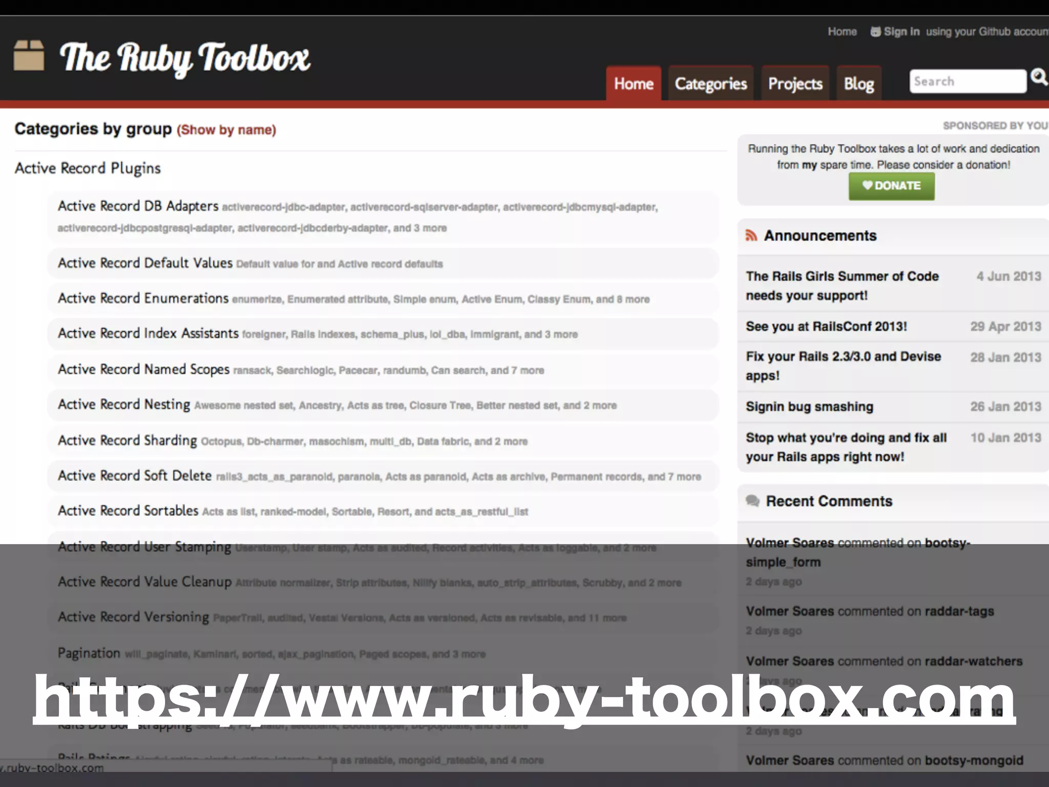 https://www.ruby-toolbox.com
 