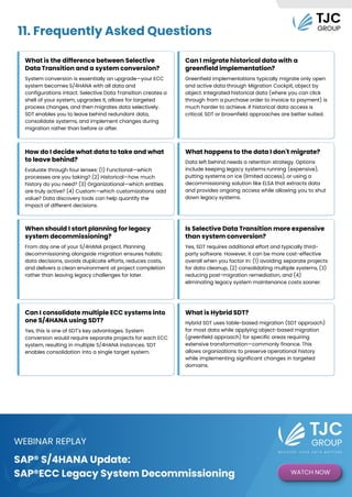 Sdt Questions How to select the right path to S/4HANA for your business | PDF