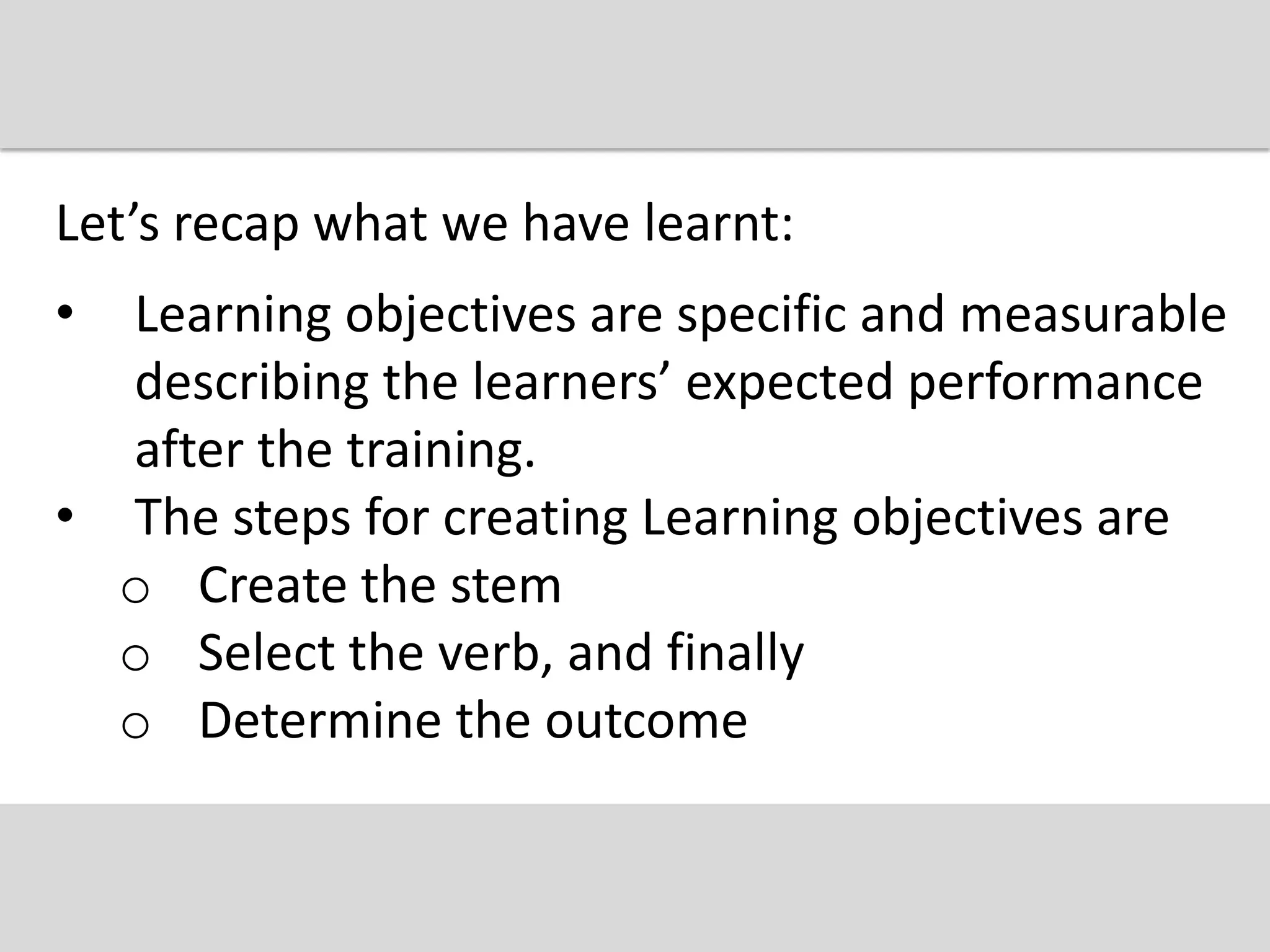 How to Set Learning Objectives | PPTX | Educational Assessment | Education