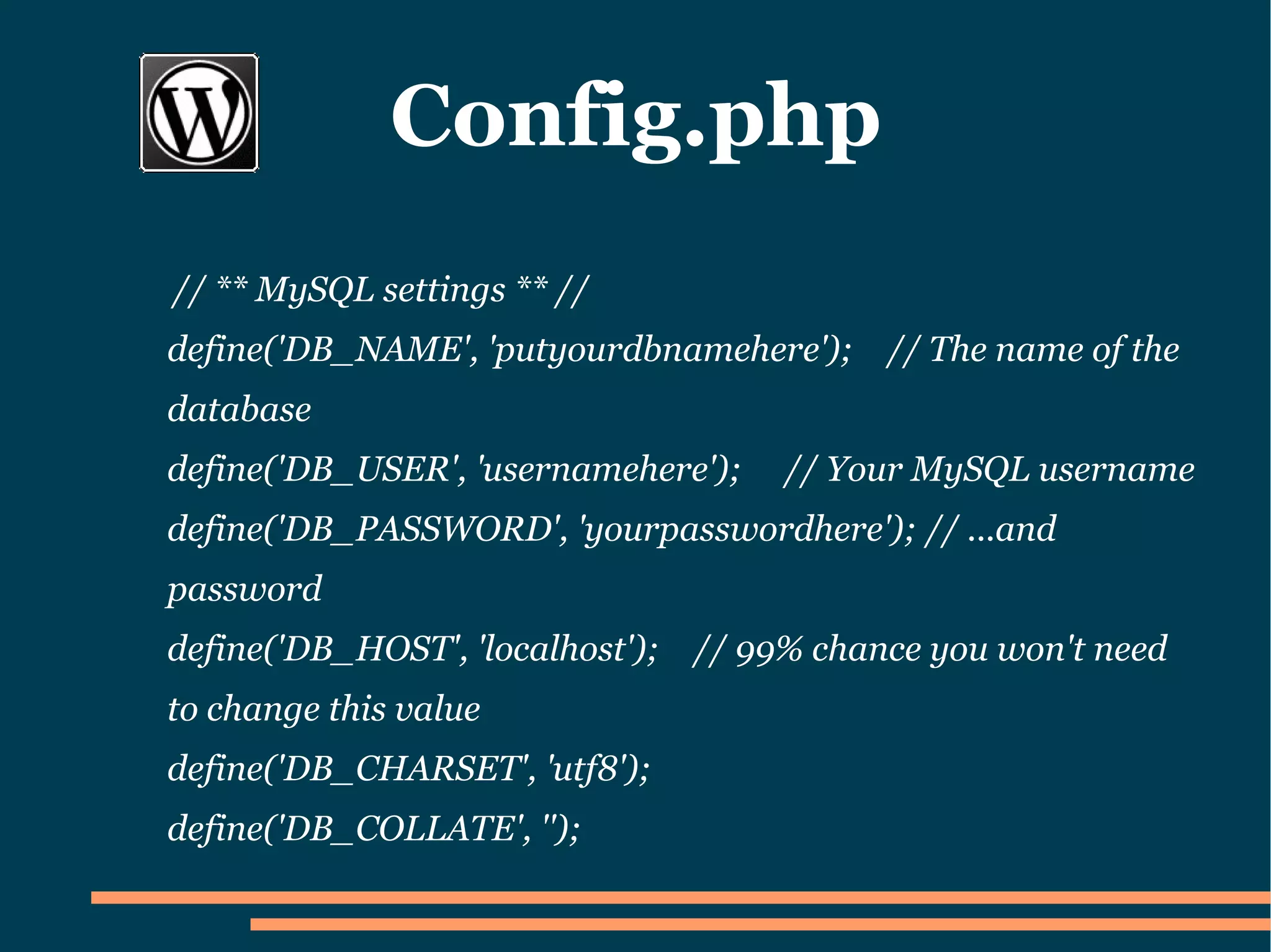 How to set up a Wordpress Blog