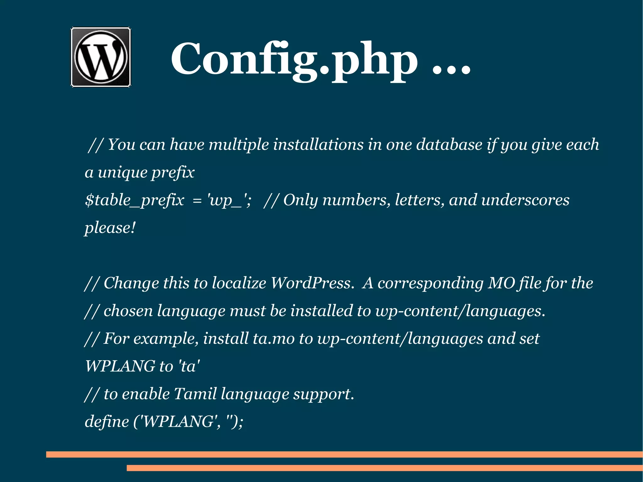 How to set up a Wordpress Blog