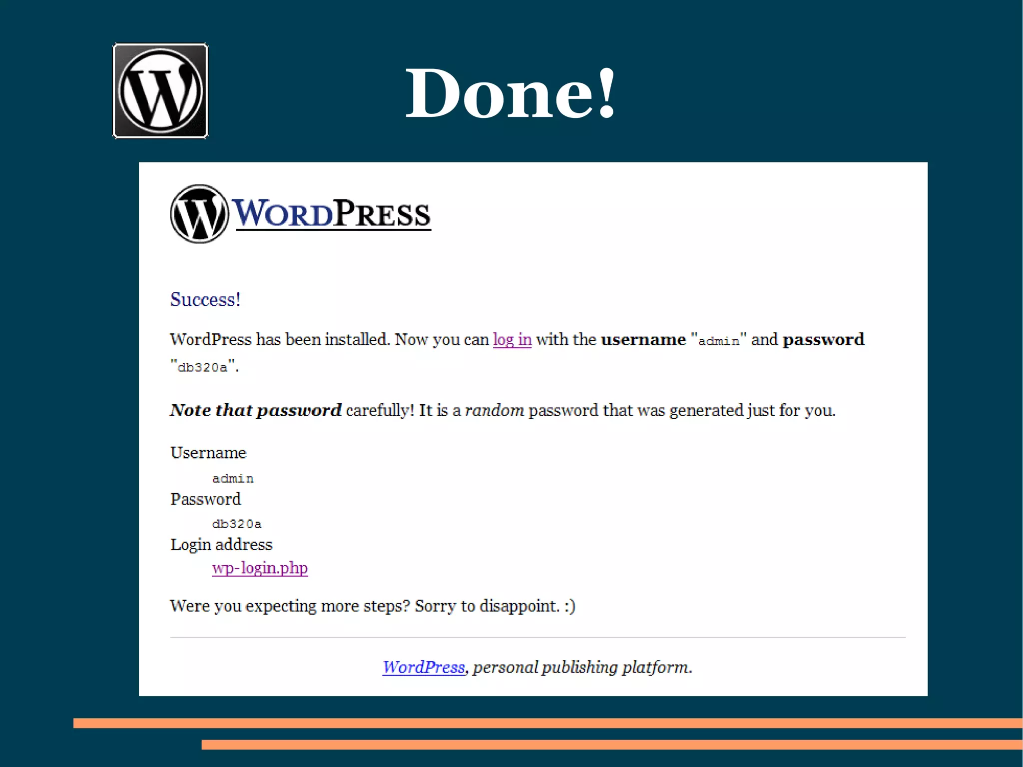 How to set up a Wordpress Blog