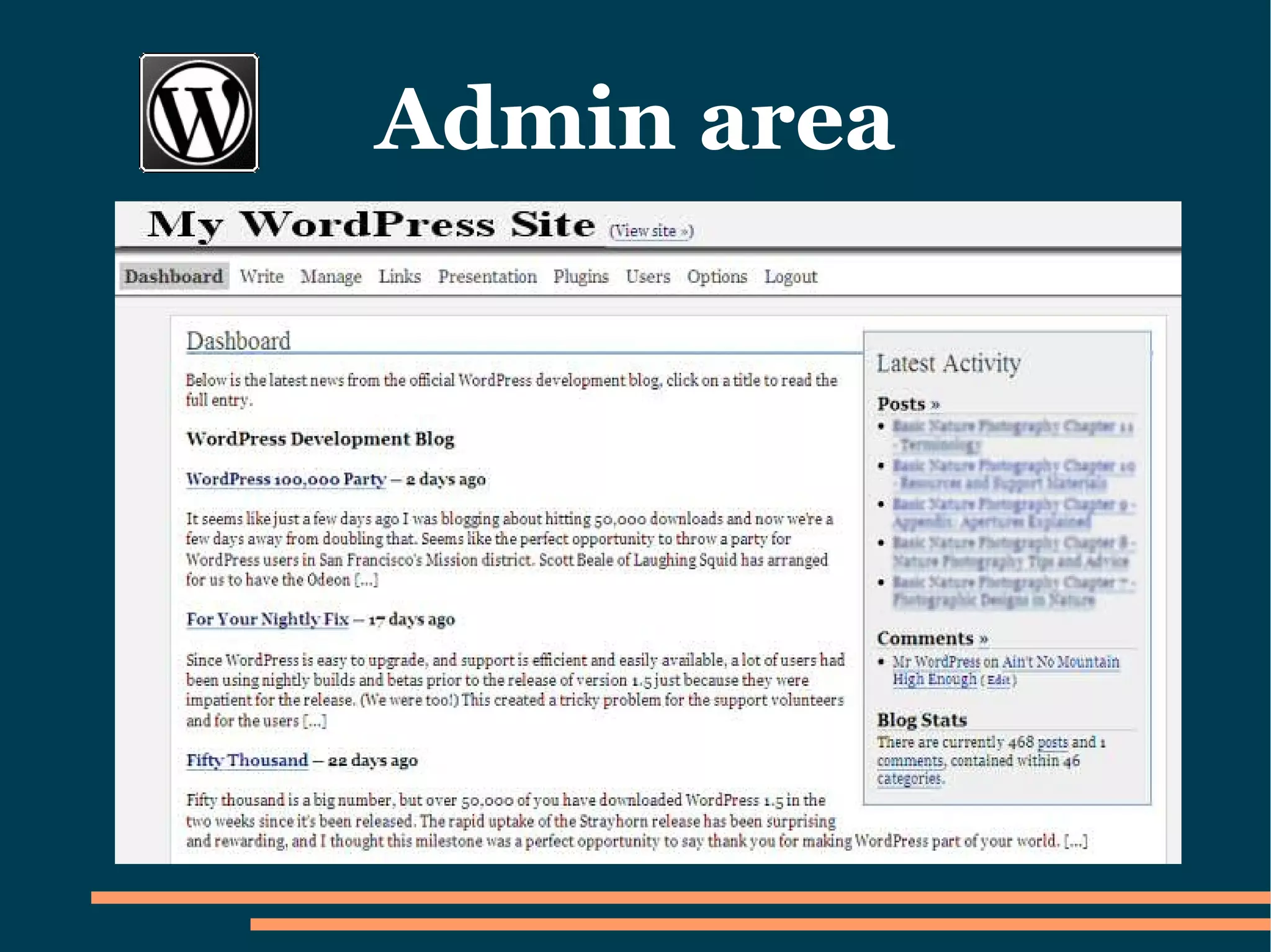 How to set up a Wordpress Blog