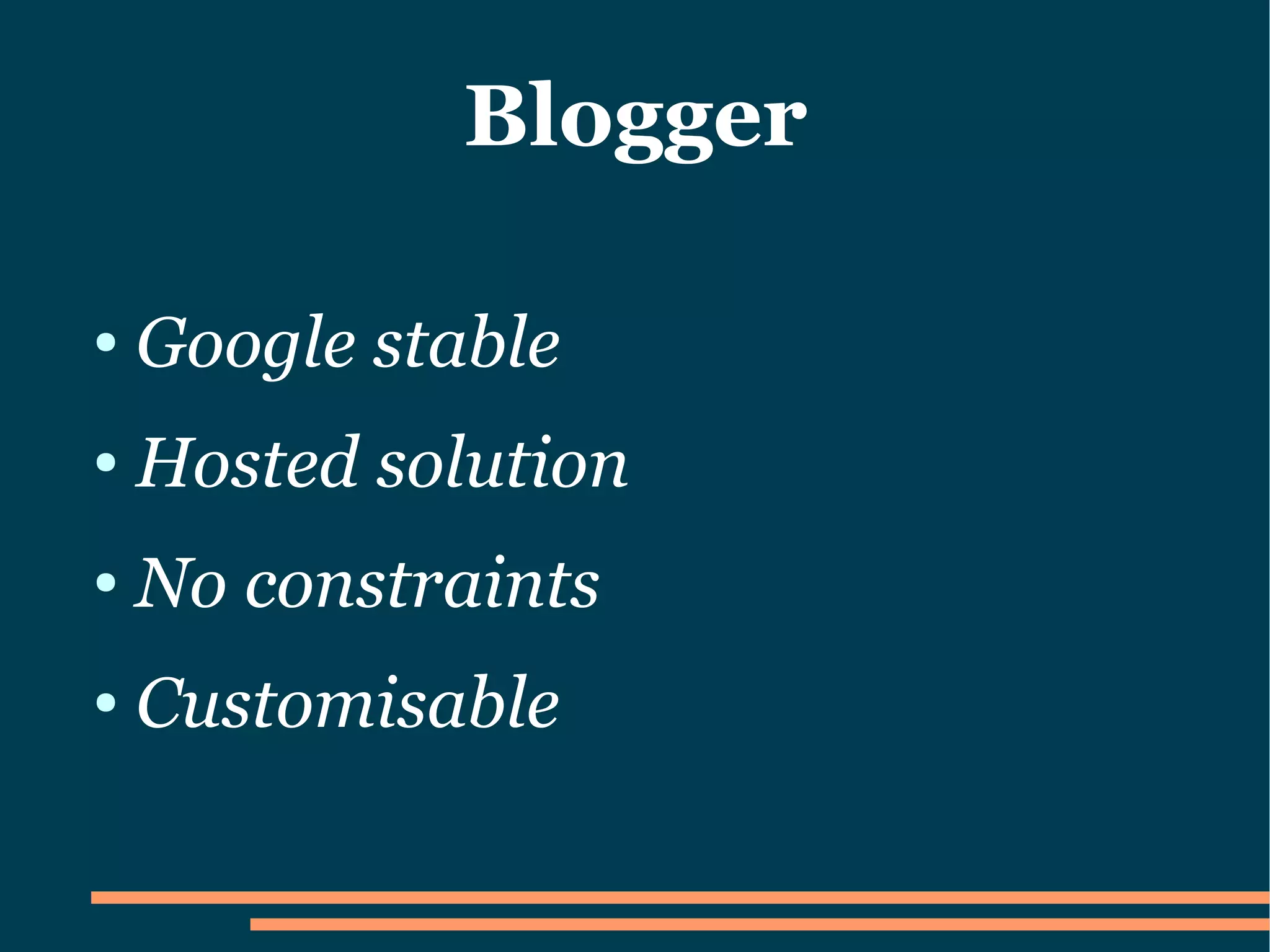 How to set up a Wordpress Blog