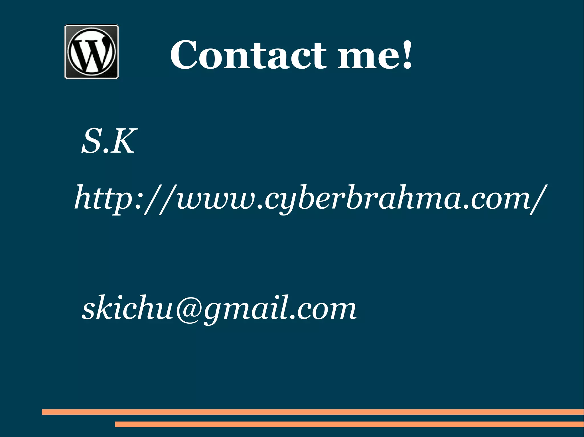 How to set up a Wordpress Blog