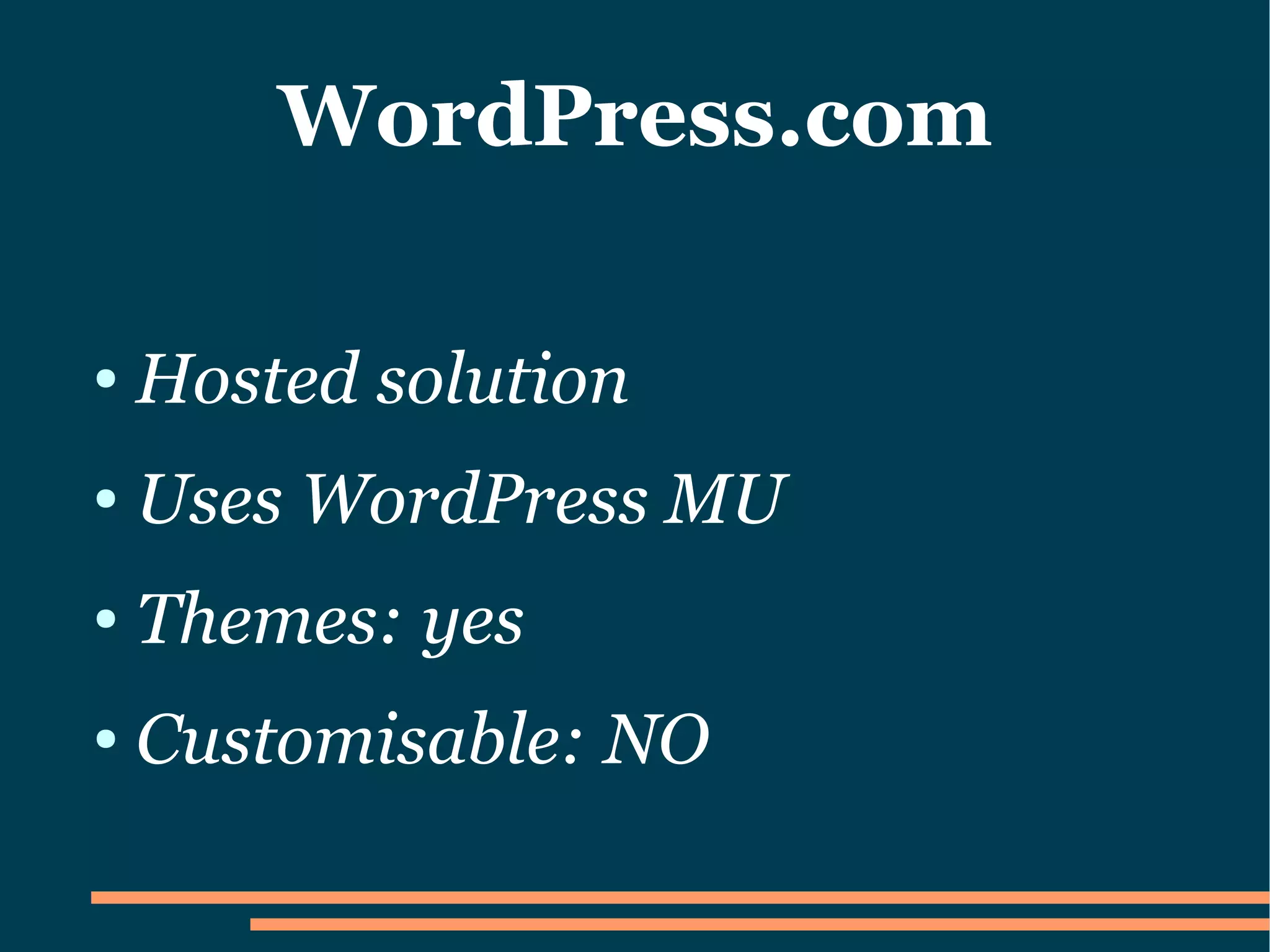 How to set up a Wordpress Blog