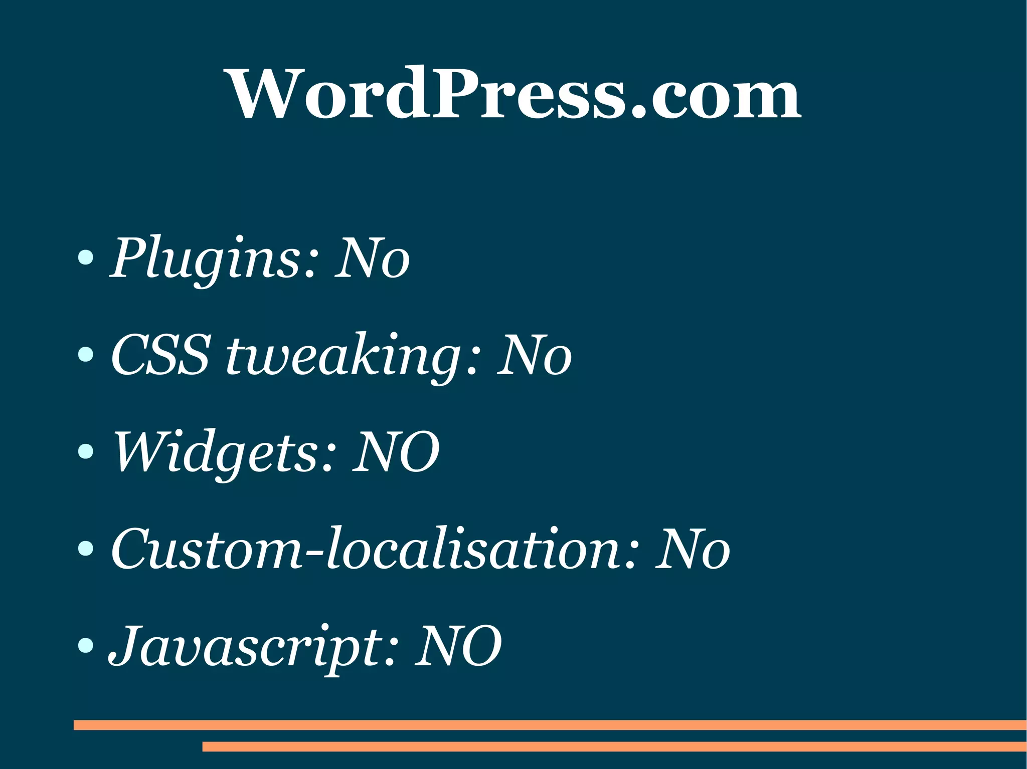 How to set up a Wordpress Blog