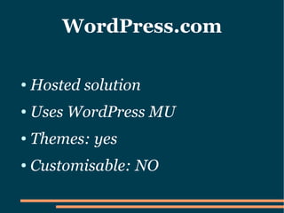 How to set up a Wordpress Blog