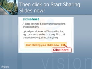 Then click on Start Sharing Slides now! 