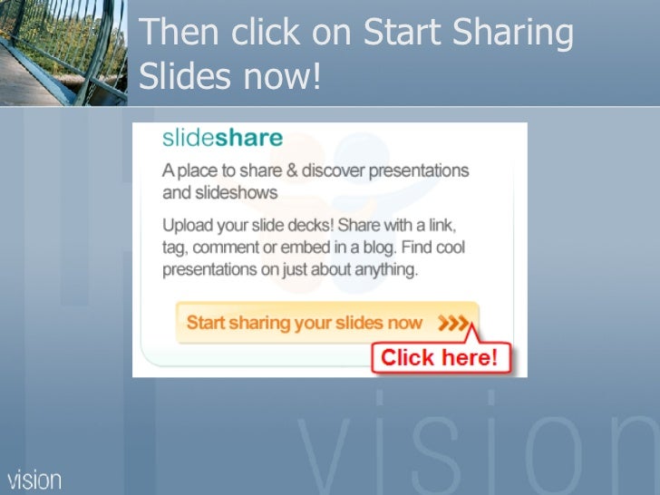 how to share a powerpoint presentation using slideshare