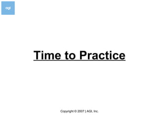 Time to Practice 