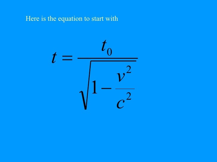 How To Solve The Special Relativity Time Dilation