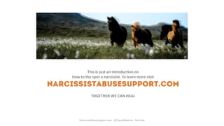 How to spot a narcissist - by @Tracyamalone | PDF