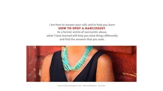 How to spot a narcissist - by @Tracyamalone | PDF
