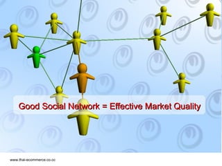 Good Social Network = Effective Market Quality 
