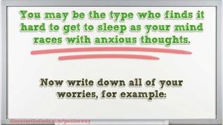 How to Stop Panic Attacks at Night