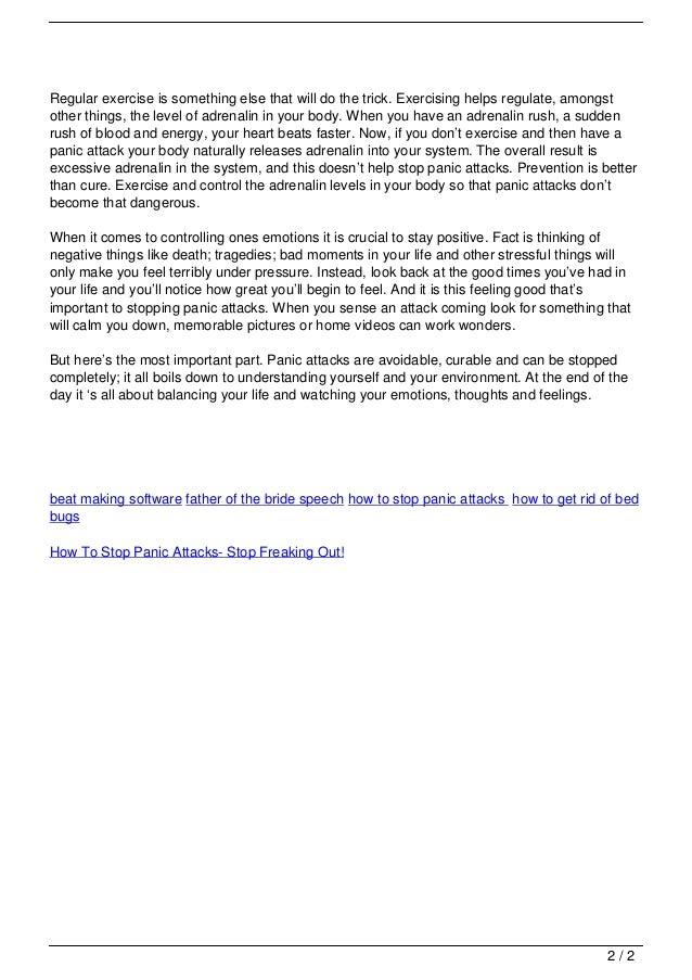How To Cure Panic Attacks Naturally How To Cure Panic Attacks Naturally