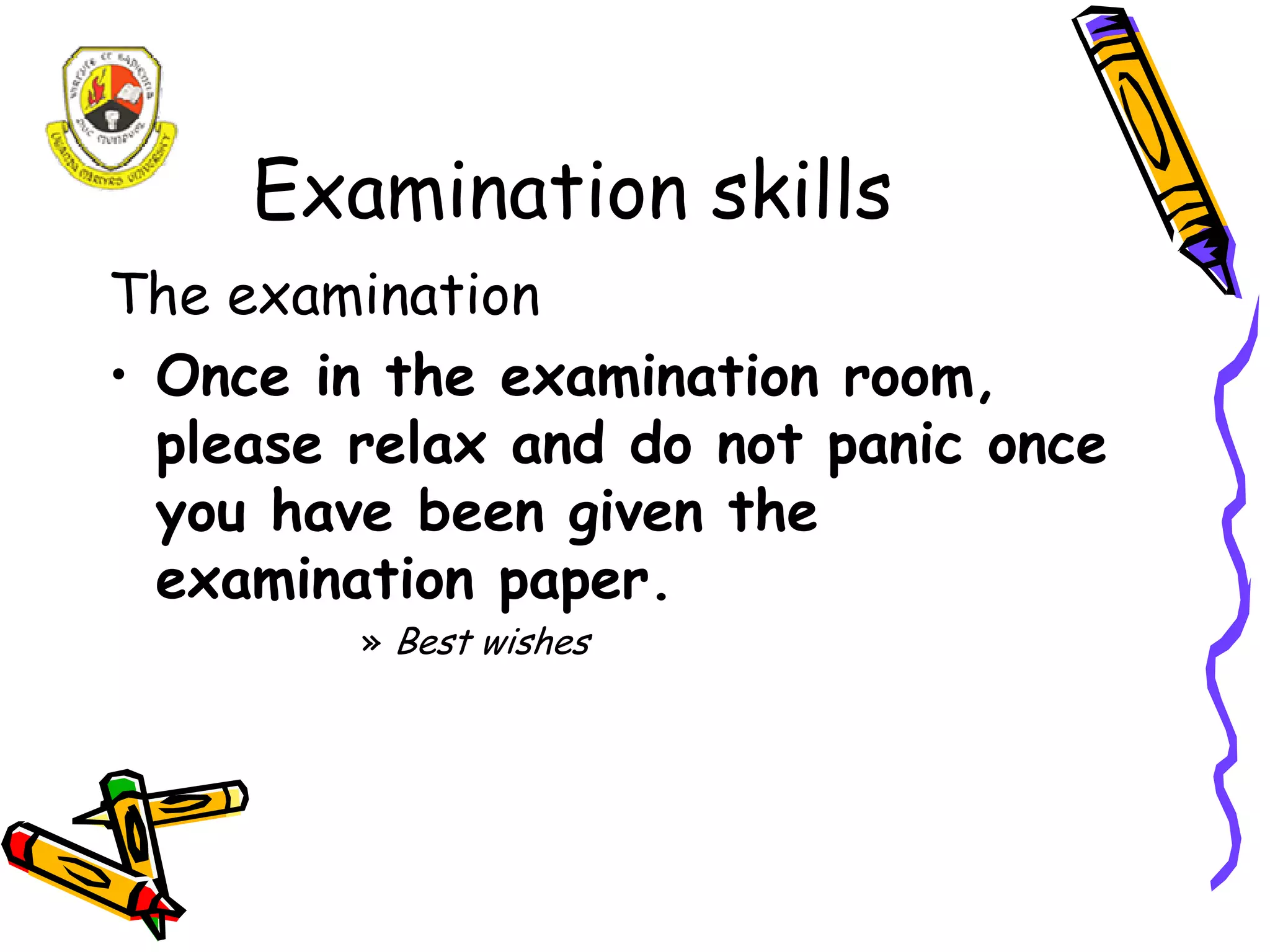 A study guide for Distance Learners