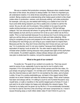 How to Succeed at MrBeast Production Handbook | PDF