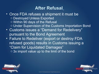Import Refusals How to Successfully Import Natural Products to the USA | PPT