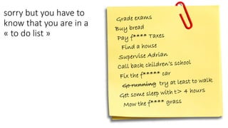 give deadlines to your supervisor
• avoid the
“I attached the paper for MOGUAII 2016. Cheers,”
• rather say
“I need your review on this paper for MOGUAII before 15/10/2015 23:59 Hawaiian Time”
 