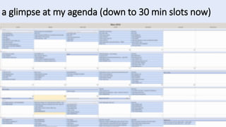 at the meeting remind your supervisor of the previous episodes
 