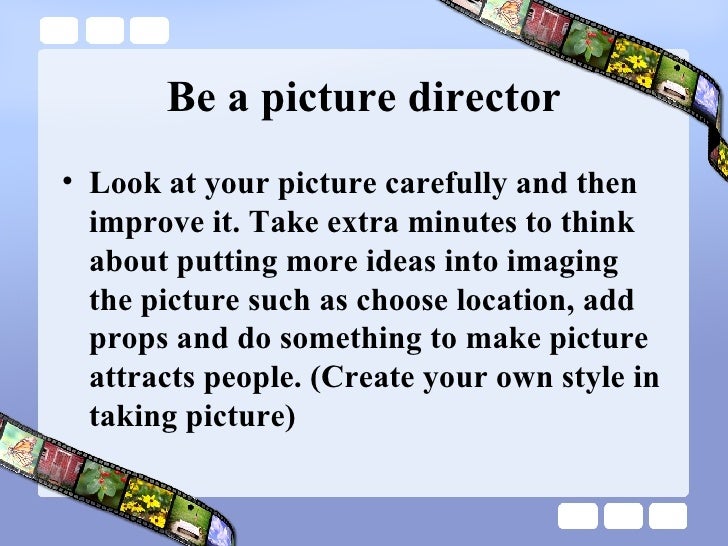 How to take a great picture with a digital camera by Sohakneath