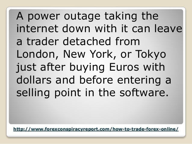 How to trade forex online