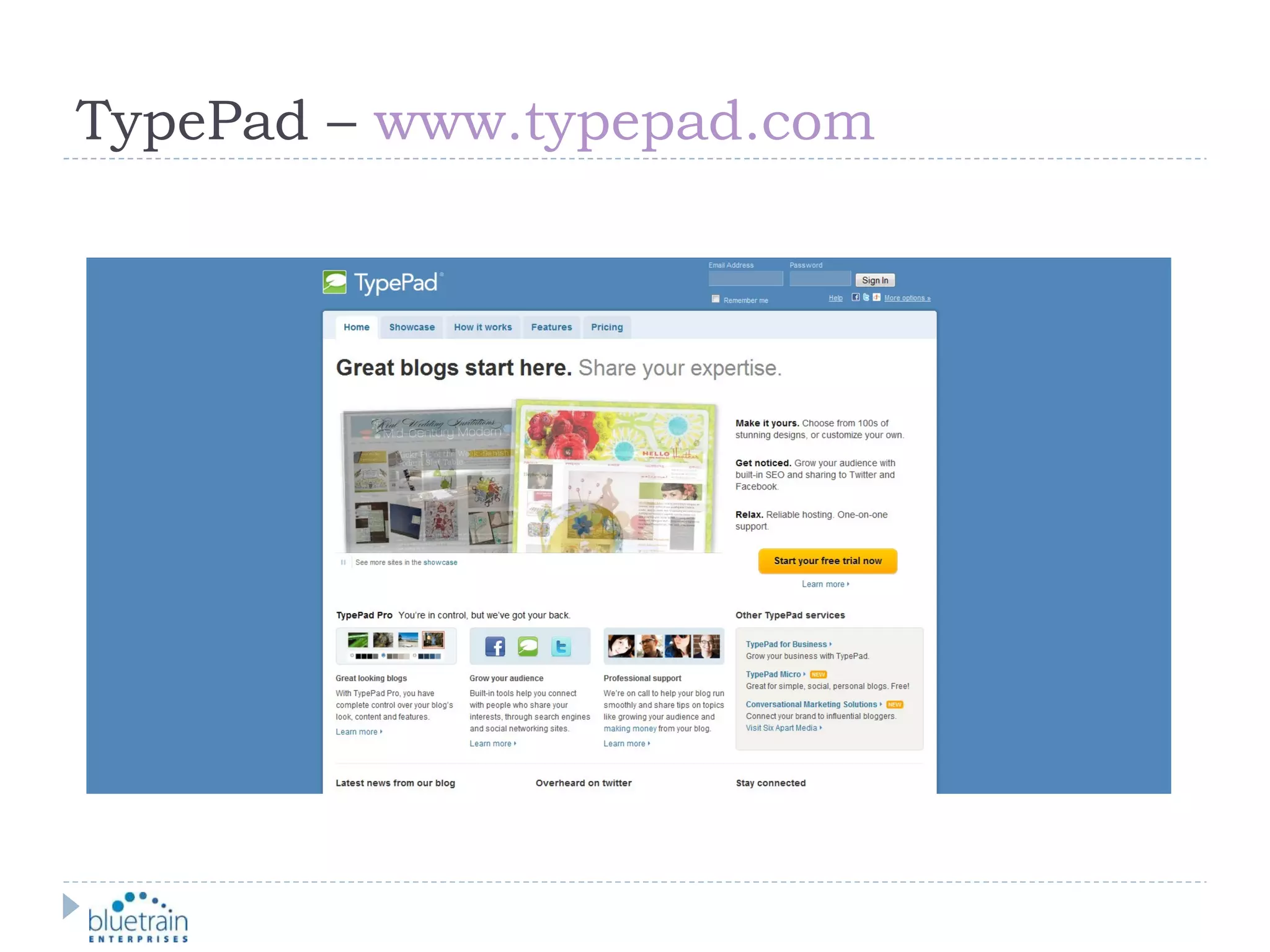 TypePad –  www.typepad.com   