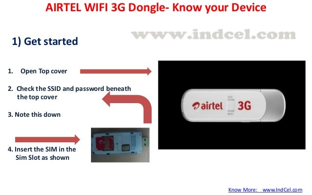 How To Setup Airtel 3g Wingle Zte 3g Wifi 21 6mbps