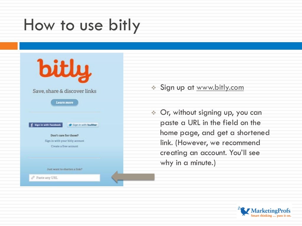How to use bitly