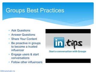 LinkedIn Beginners Guide for B2B Businesses | PPTX