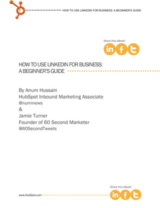 How to-use-linkedin-for-business | PDF