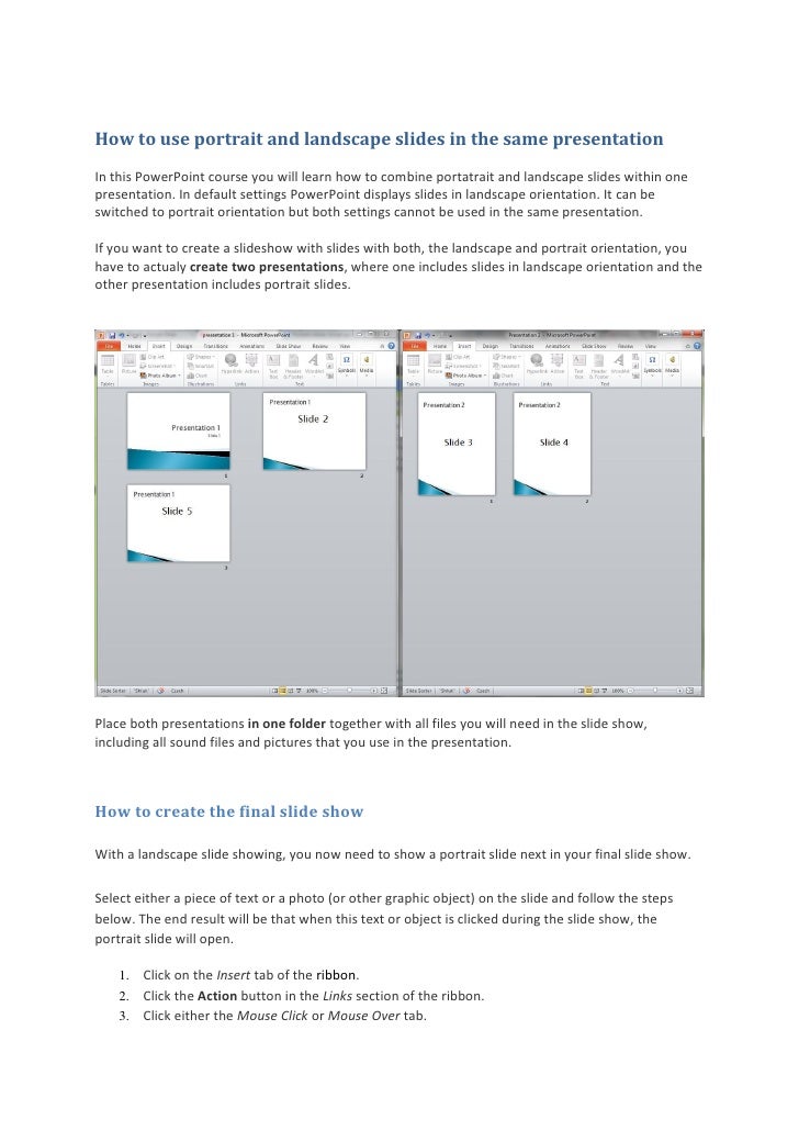 how to use portrait and landscape slides in the same presentation 1 728 jpg cb 1340611269 orientation presentation ppt