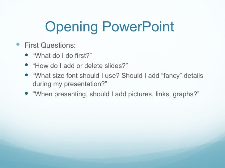 How To Use Powerpoint Effectively