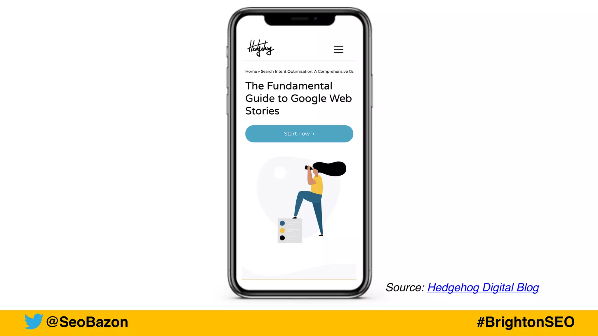 Source: Hedgehog Digital Blog
@SeoBazon #BrightonSEO
 